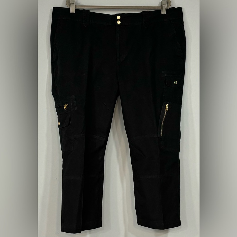 LAUREN by RALPH LAUREN Juniper Black Cargo Pants 22W & 20W